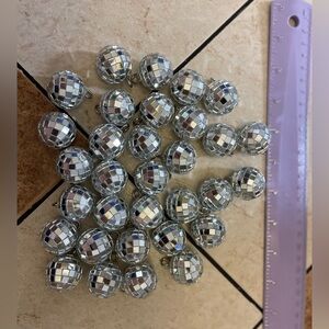 🪩Mini Silver Disco Ball Ornaments